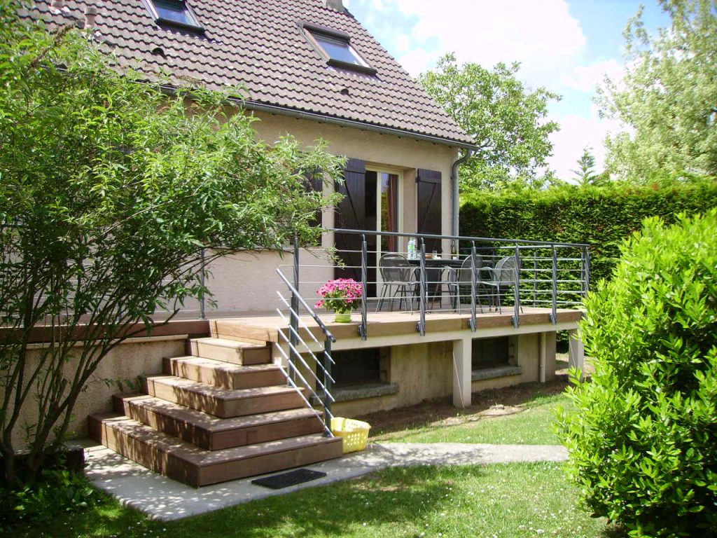 Agrandissement terrasse en Essonne à marolles en Hurepoix