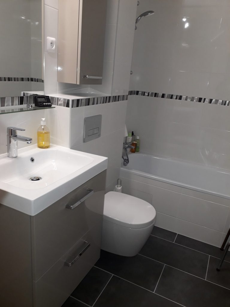 Travaux de rénovation d’une salle de bains à Longjumeau