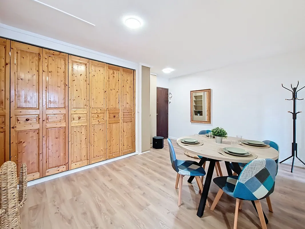 travaux de rénovation d'une salle à manger en appartement suivis par un Assistant Maîtrise d’Ouvrage