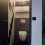 Toilette après rénovation (à Longjumeau)