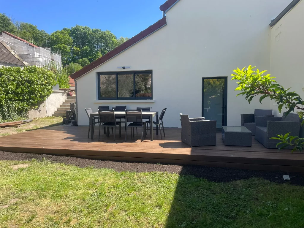 installation d'une terrasse en bois Vauhallan